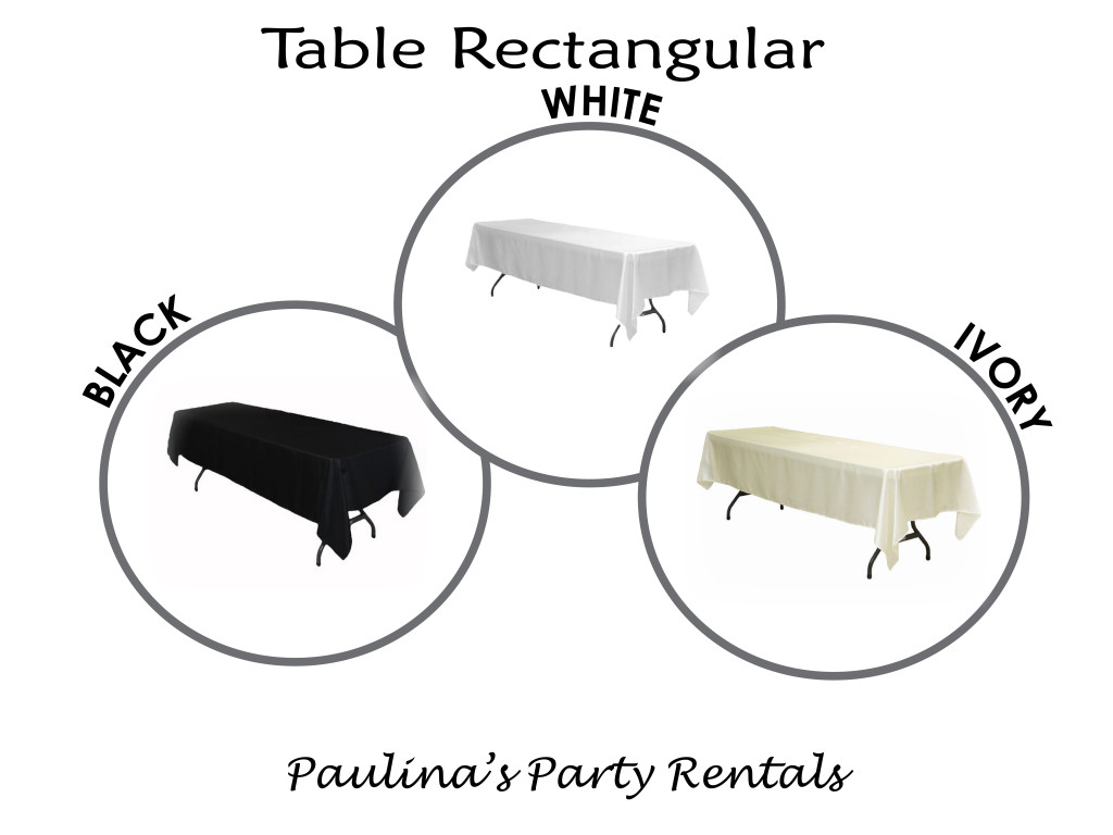 Table Rectangular Paulinas Party Rentals